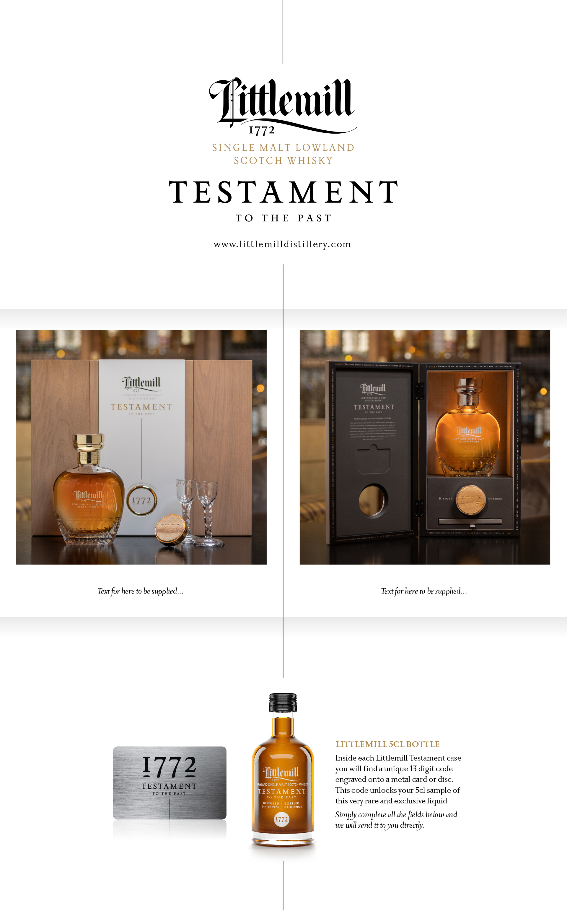 Littlemill 1772 Testament Website Design