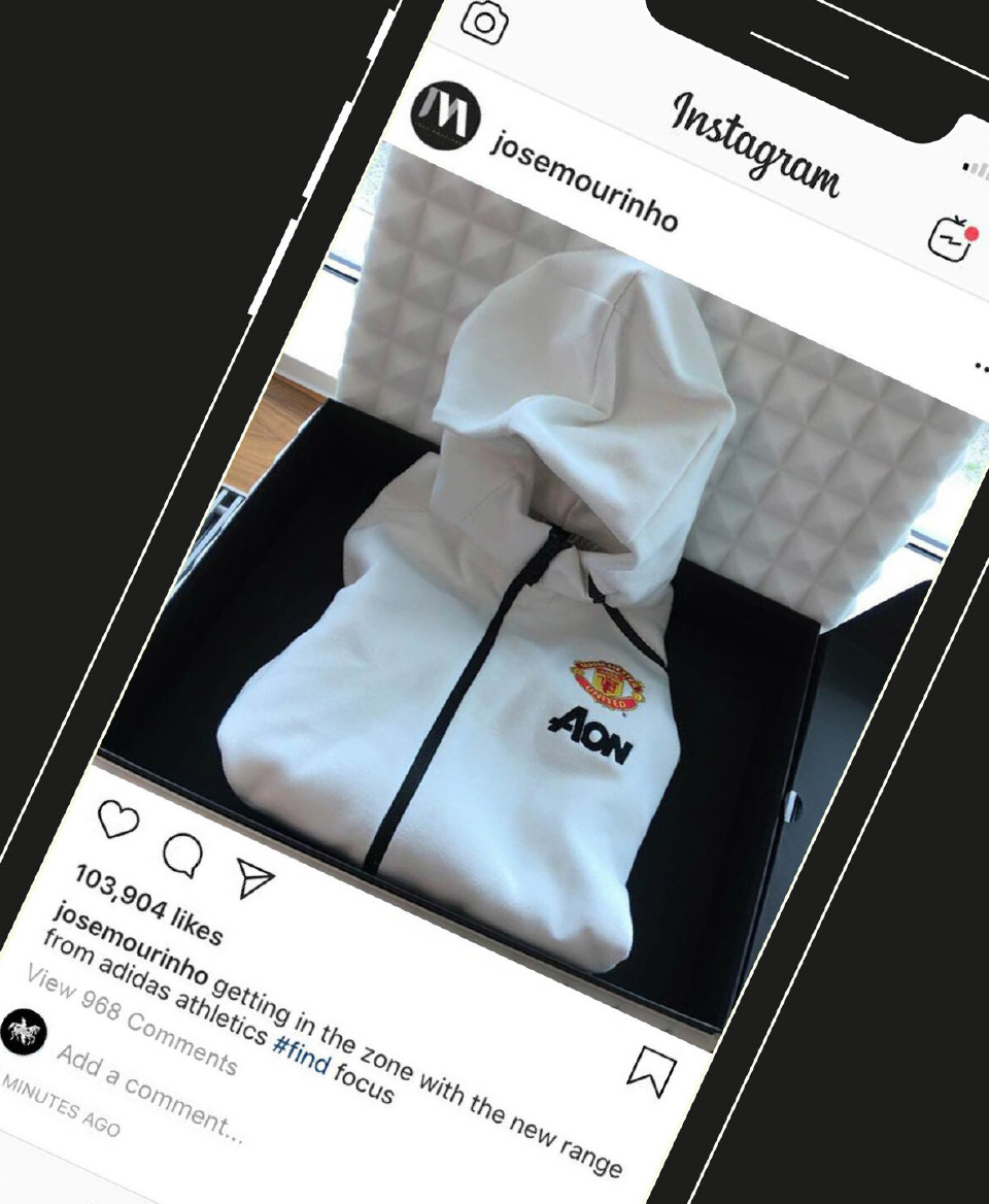 Adidas Packaging Instagram Promotion