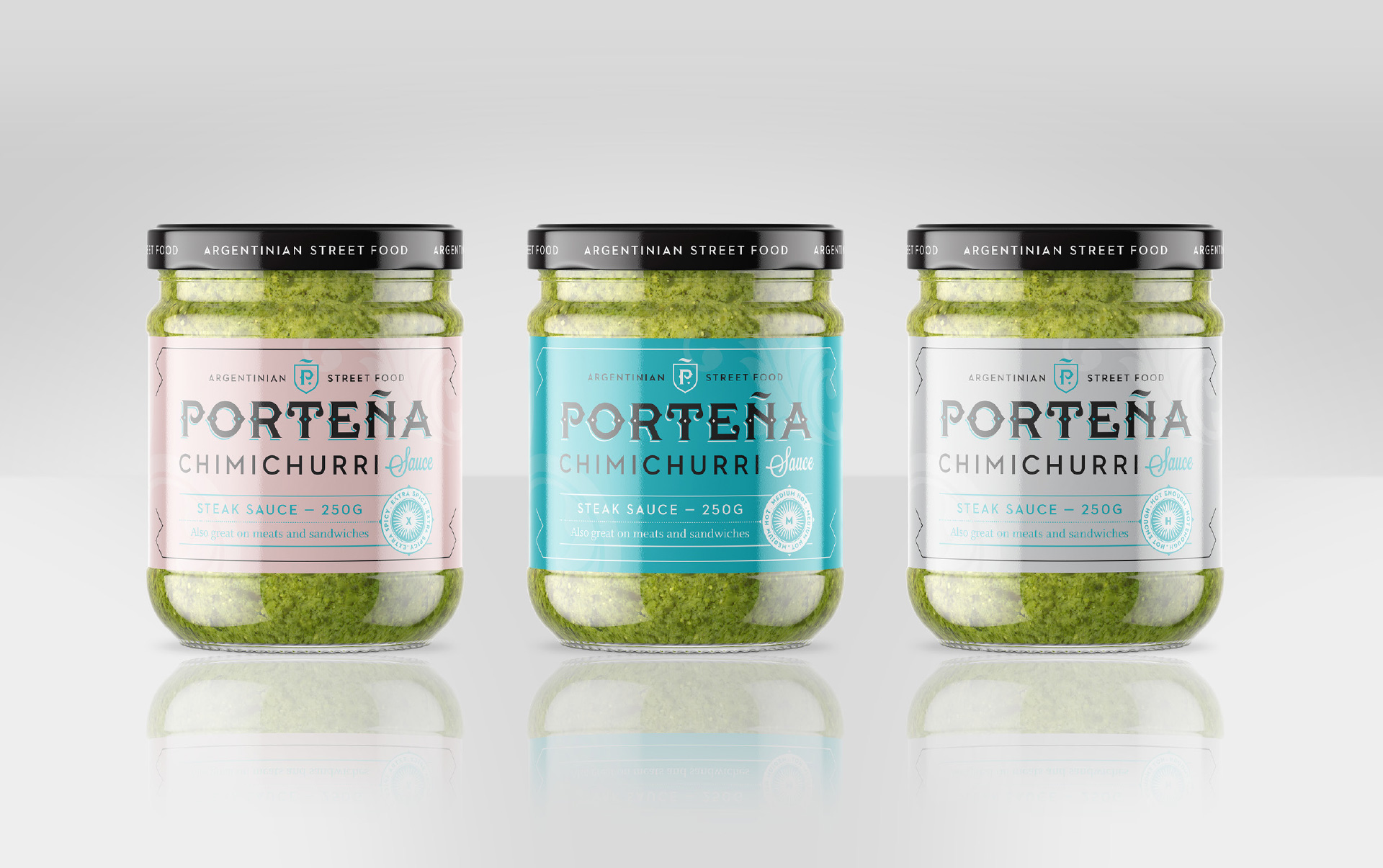 Porteña Food Jar Packaging Design