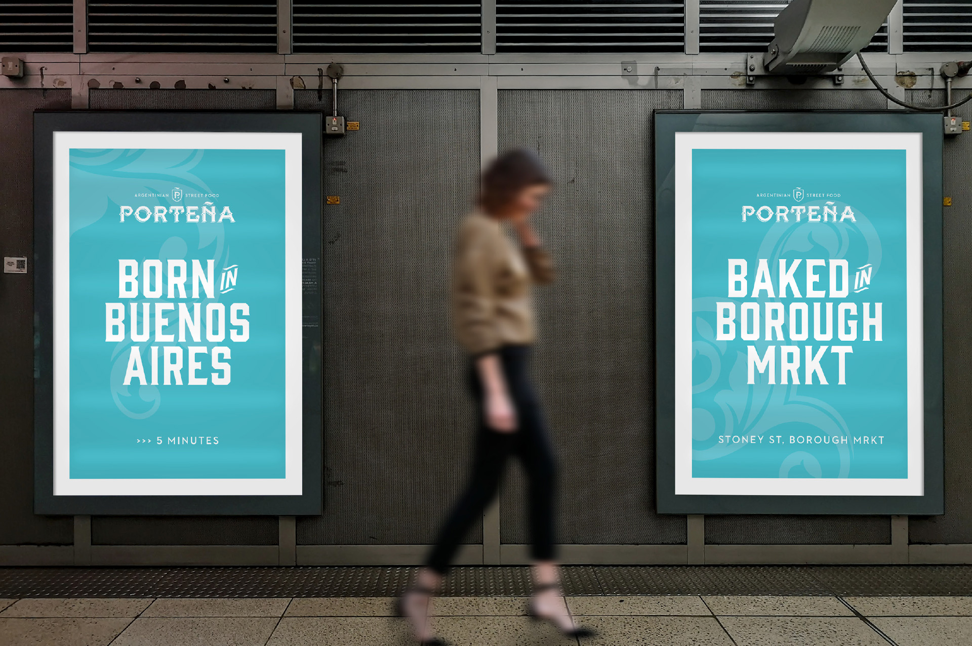 Porteña Poster Advertising Design