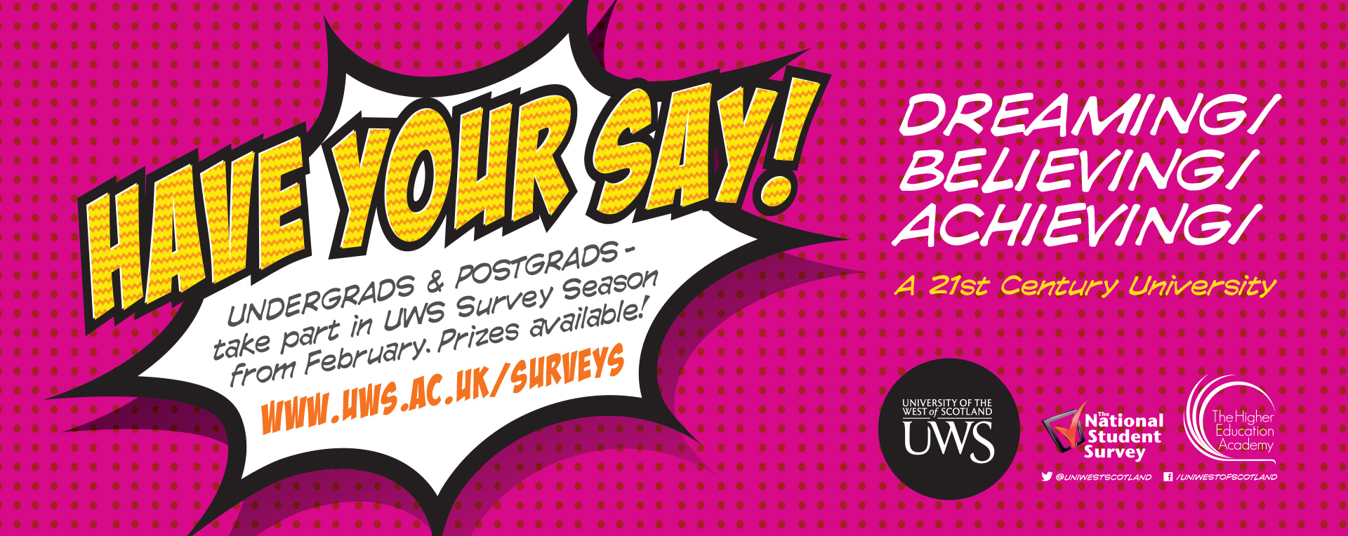 UWS Have Your Say Advertising Campaign